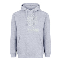 Heather Grey jason isbell and the 400 unit Heavyweight Hoodie - linhVisuals