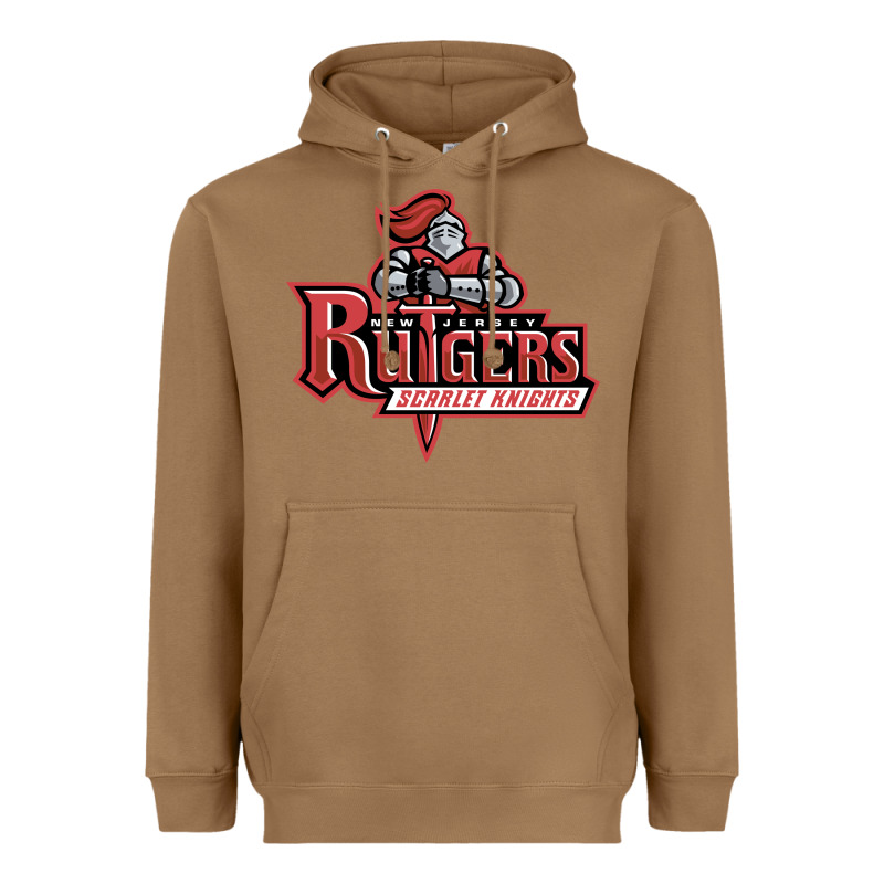 The Rutgers Scarlet Knights Heavyweight Hoodie by linhVisuals | Teevron