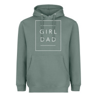 Sage father of girls tee, proud new girl dad t shirt Heavyweight Hoodie - linhVisuals