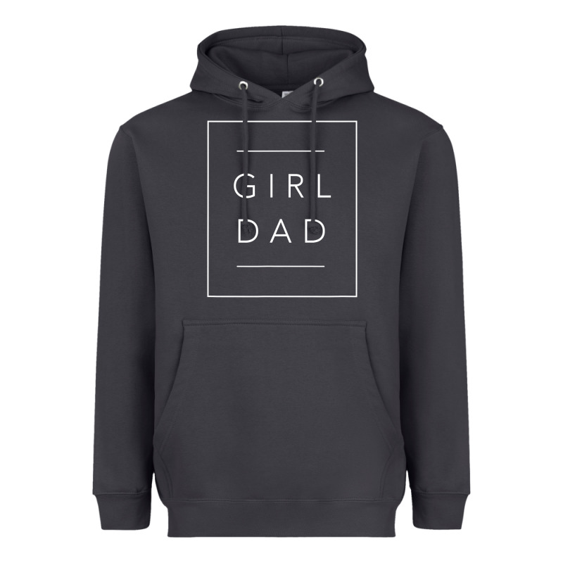 Father Of Girls Tee, Proud New Girl Dad T Shirt Heavyweight Hoodie by linhVisuals | Teevron