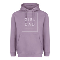 Lavender father of girls tee, proud new girl dad t shirt Heavyweight Hoodie - linhVisuals