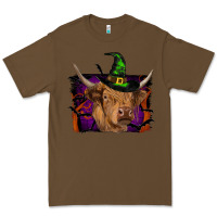 Cacao highland cow halloween Premium Tee - RanaPortraitStore
