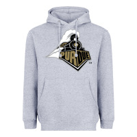 Heather Grey purdue boilermakers Heavyweight Hoodie - linhVisuals