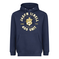 Navy jason isbell and the 400 unit Heavyweight Hoodie - linhVisuals