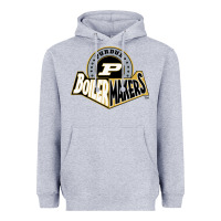 Heather Grey purdue boilermakers Heavyweight Hoodie - linhVisuals
