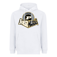 White purdue boilermakers Heavyweight Hoodie - linhVisuals