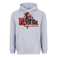 Heather Grey rutgers scarlet knights Heavyweight Hoodie - linhVisuals