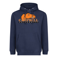 Navy campbell fighting camels Heavyweight Hoodie - linhVisuals