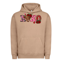 Pigment Burro xoxo highland cow Urban Hoodie - RanaPortraitStore
