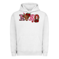 Pigment Lunar Rock xoxo highland cow Urban Hoodie - RanaPortraitStore