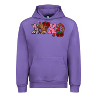 Tulip xoxo highland cow Urban Hoodie - RanaPortraitStore