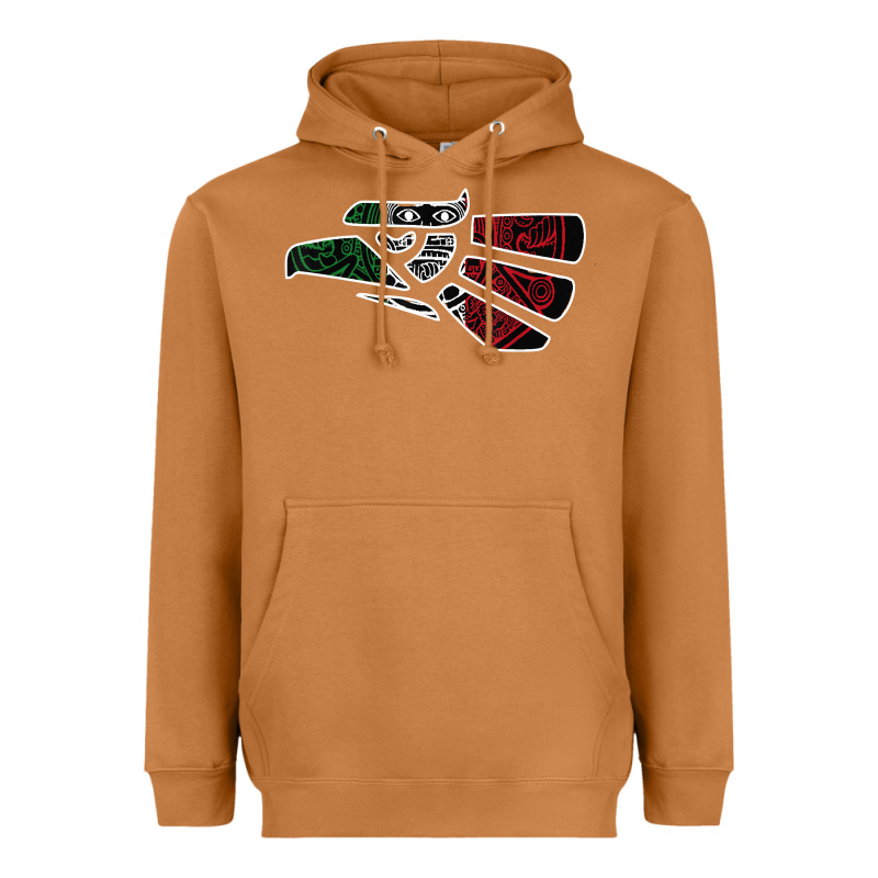 Hecho En Mexico Aztec Calendar Mexican Eagle T Shirt Heavyweight Hoodie by linhVisuals | Teevron