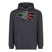 Smoke hecho en mexico aztec calendar mexican eagle t shirt Heavyweight Hoodie - linhVisuals