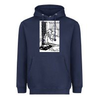 Navy calvin Heavyweight Hoodie - linhVisuals