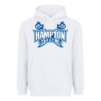 White hampton pirates Heavyweight Hoodie - linhVisuals