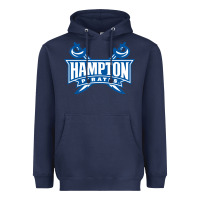 Navy hampton pirates Heavyweight Hoodie - linhVisuals