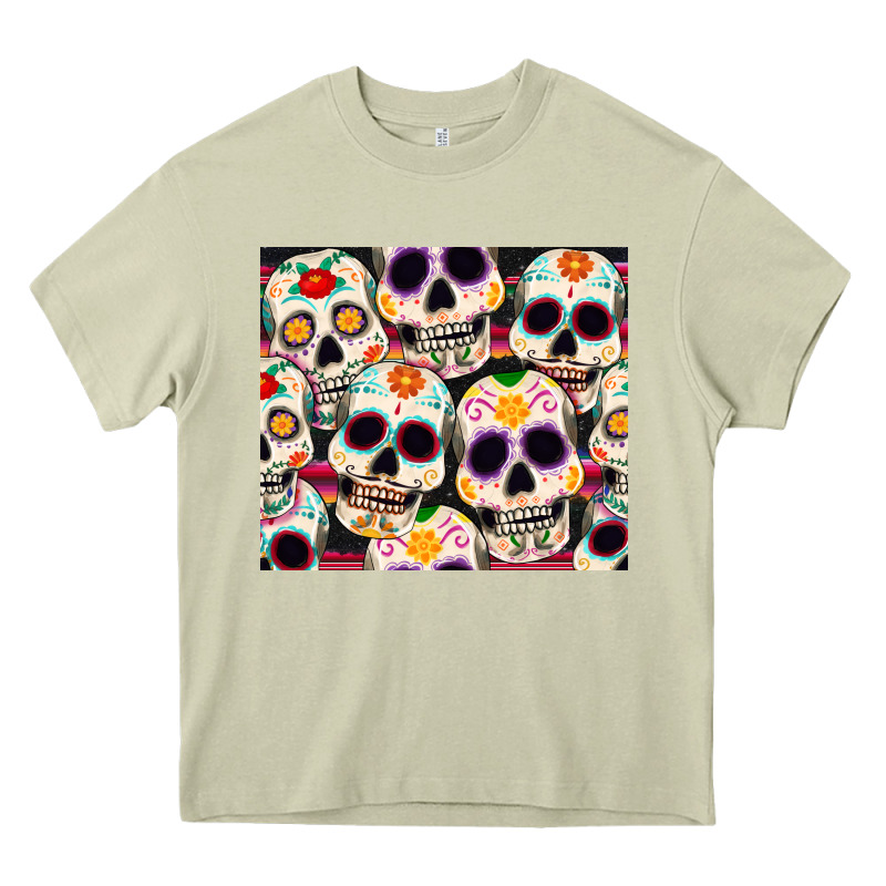 Cinco De Mayo Skull Heavy Core Tee by CowGirlArtShop | Teevron