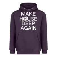Plum make house deep again house music turntable t shirt Heavyweight Hoodie - linhVisuals