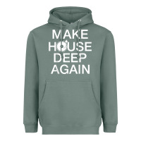 Sage make house deep again house music turntable t shirt Heavyweight Hoodie - linhVisuals