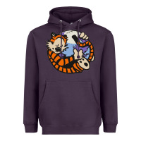 Plum calvin Heavyweight Hoodie - linhVisuals