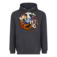Smoke calvin Heavyweight Hoodie - linhVisuals