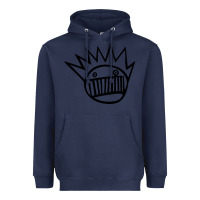 Navy suitable-ween-boognish-worn Heavyweight Hoodie - linhVisuals