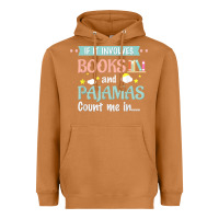 Meerkat if it involves books and pajamas book lover gift tee t shirt Heavyweight Hoodie - linhVisuals