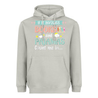 Moon Dust if it involves books and pajamas book lover gift tee t shirt Heavyweight Hoodie - linhVisuals