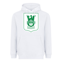 White eiteun olimpija ljubljana Heavyweight Hoodie - linhVisuals