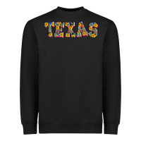 Black texas serape sunflower Heavyweight Sweatshirt - AdoDesignShop