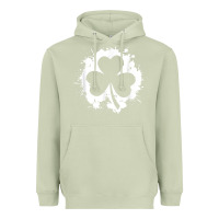 Matcha irish pride clover leaf  saint irish pats st. patrick's day t shirt Heavyweight Hoodie - linhVisuals