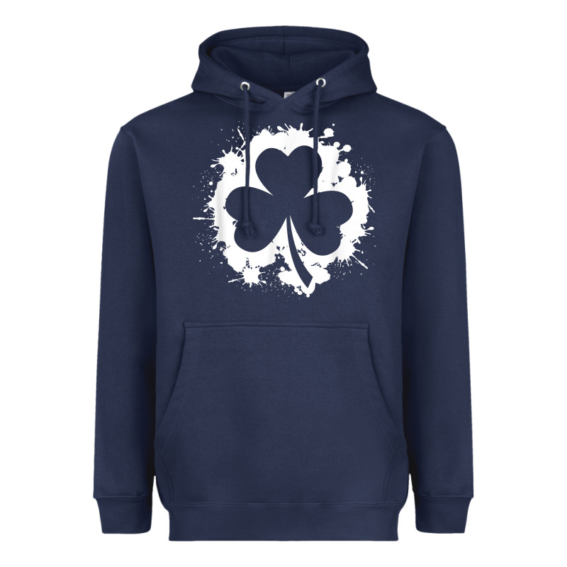 Irish Pride Clover Leaf  Saint Irish Pats St. Patrick's Day T Shirt Heavyweight Hoodie by linhVisuals | Teevron