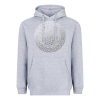 Heather Grey ireland celtic knotwork design ornament wolf original celtic pullover Heavyweight Hoodie - linhVisuals