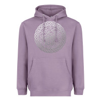 Lavender ireland celtic knotwork design ornament wolf original celtic pullover Heavyweight Hoodie - linhVisuals