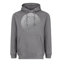 Storm ireland celtic knotwork design ornament wolf original celtic pullover Heavyweight Hoodie - linhVisuals