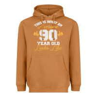 Meerkat 90th birthday novelty gift awesome 90 year old t shirt Heavyweight Hoodie - linhVisuals