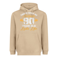 Mushroom 90th birthday novelty gift awesome 90 year old t shirt Heavyweight Hoodie - linhVisuals