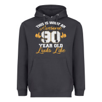 Smoke 90th birthday novelty gift awesome 90 year old t shirt Heavyweight Hoodie - linhVisuals