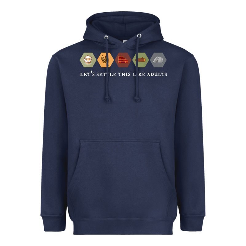 Let's Settle This Like Adults Board Game Night Shirt Heavyweight Hoodie by linhVisuals | Teevron