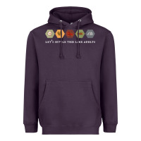 Plum let's settle this like adults board game night shirt Heavyweight Hoodie - linhVisuals