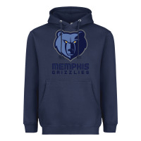 Navy suitable-memphis-grizzlies-worn Heavyweight Hoodie - linhVisuals
