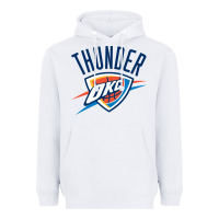 White suitable-oklahoma-city-thunder-worn Heavyweight Hoodie - linhVisuals