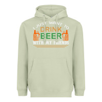 Matcha i just want to drink with my friends Heavyweight Hoodie - linhVisuals