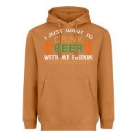 Meerkat i just want to drink with my friends Heavyweight Hoodie - linhVisuals