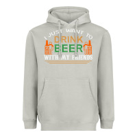 Moon Dust i just want to drink with my friends Heavyweight Hoodie - linhVisuals