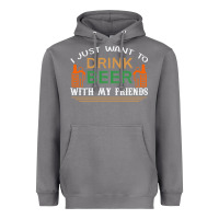 Storm i just want to drink with my friends Heavyweight Hoodie - linhVisuals