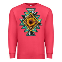 Cardinal aztec leopard sunflower Premium Sweatshirt - JahusDesignShop