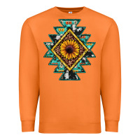 Carrot aztec leopard sunflower Premium Sweatshirt - JahusDesignShop