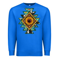 True Royal aztec leopard sunflower Premium Sweatshirt - JahusDesignShop