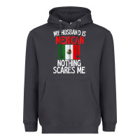 Smoke my husband is mexican nothing scares me funny husband zip hoodie Heavyweight Hoodie - linhVisuals
